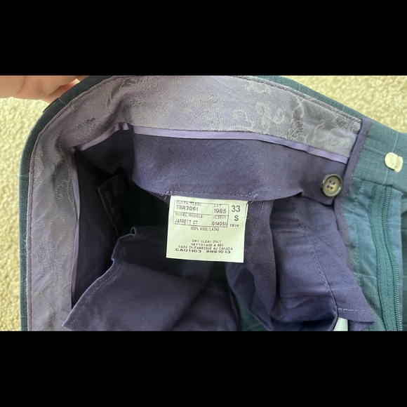 Ted Baker Blue Mens Dreas Pants 33 waist - Picture 4 of 4